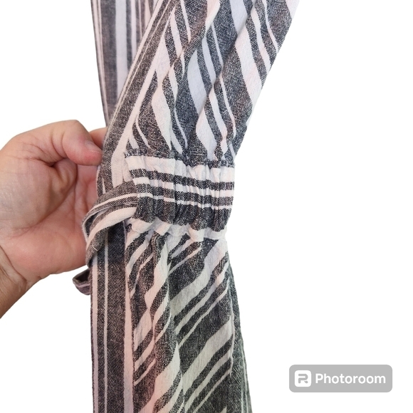 Laundry by Shelli Segal Linen Jumpsuit festival boho beachy vacation - Picture 5 of 10